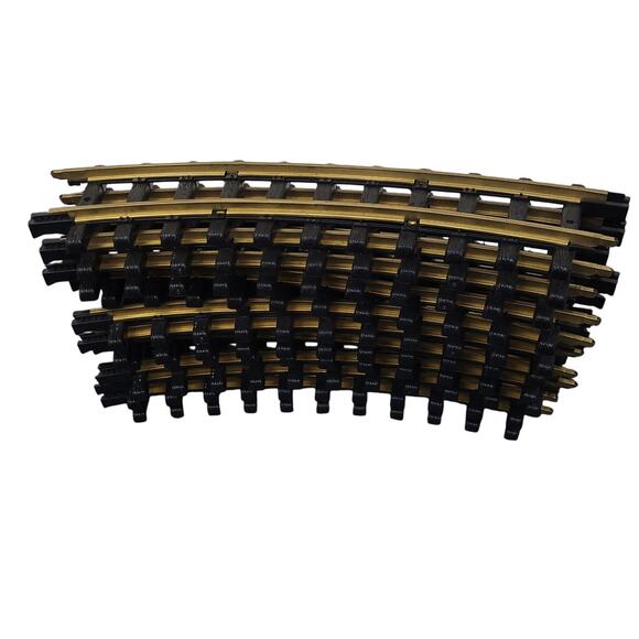 Vintage 1994 New Bright 473T-2 Replacement Curved 13.5" Train Tracks Lot of 10 - Picture 1 of 4